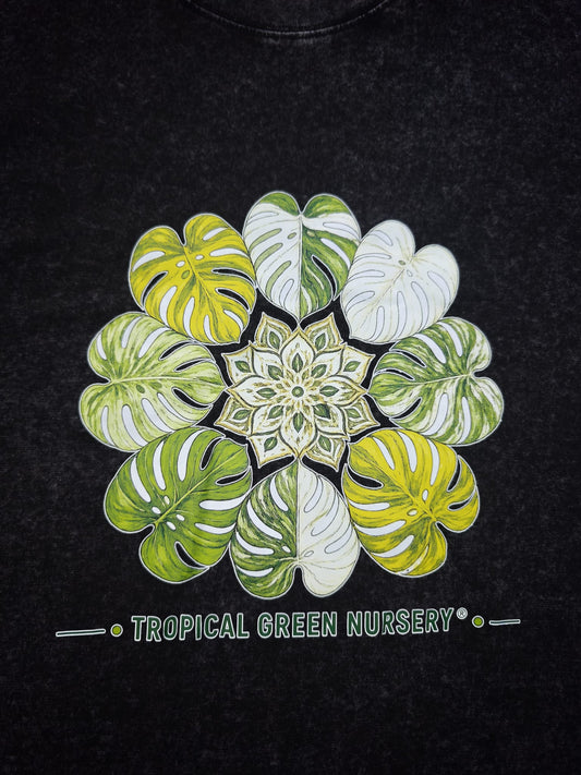 Monstera mandala t-shirt